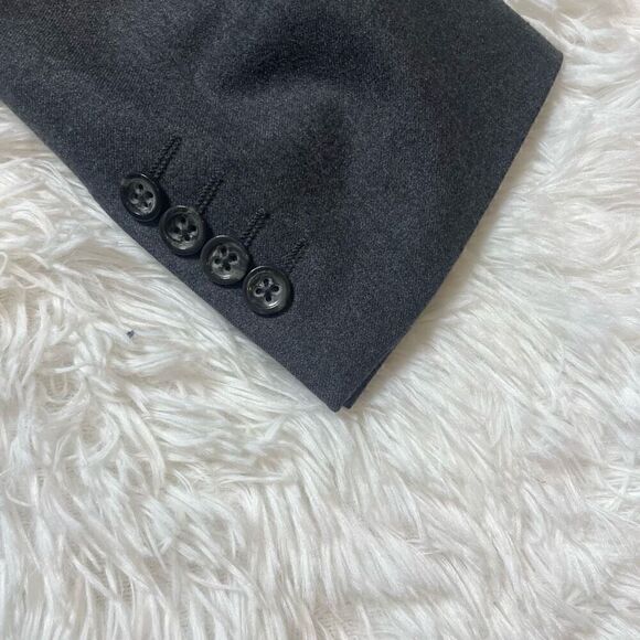 Banana Republic Mens Blazer Sport Coat Two Button Casual Jacket 44R Wool Blend I - Picture 6 of 11